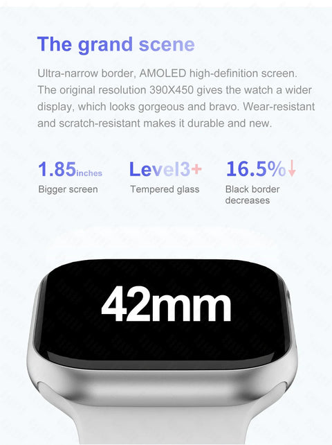 Apple Watch 10 Mini Smart Watch Men 3D Surround Music Video NFC Bluetooth Call Android Compatible Short and Eye Catching